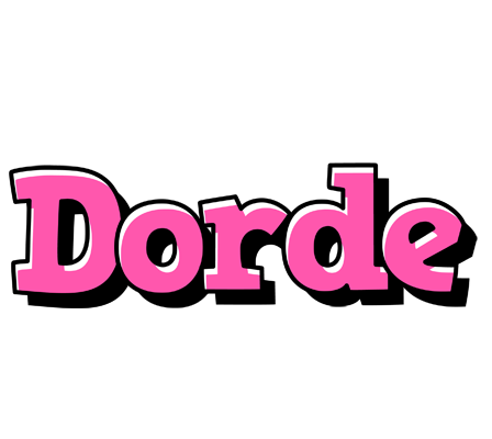 Dorde girlish logo
