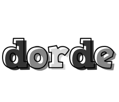 Dorde night logo