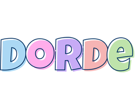 Dorde pastel logo