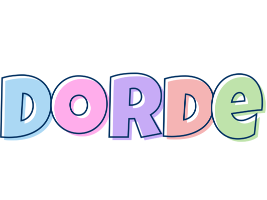 Dorde pastel logo