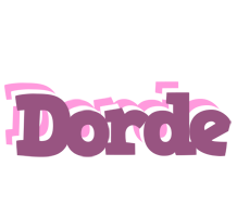 Dorde relaxing logo