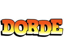 Dorde sunset logo