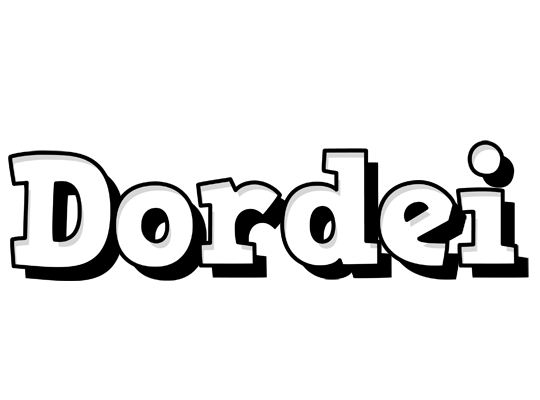 Dordei snowing logo