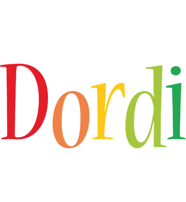 Dordi birthday logo