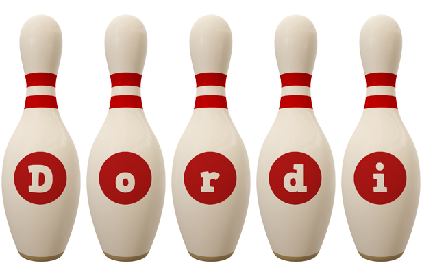 Dordi bowling-pin logo