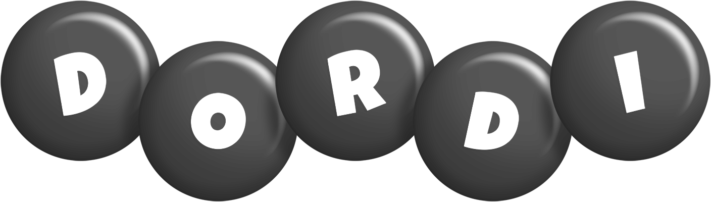 Dordi candy-black logo