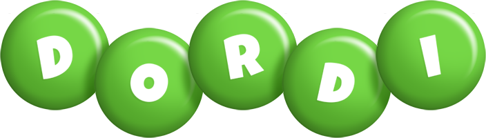 Dordi candy-green logo