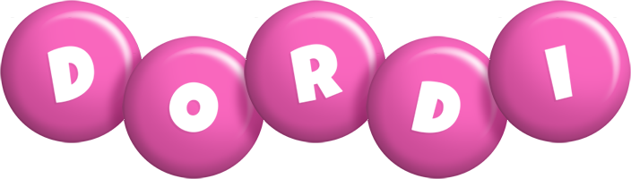 Dordi candy-pink logo