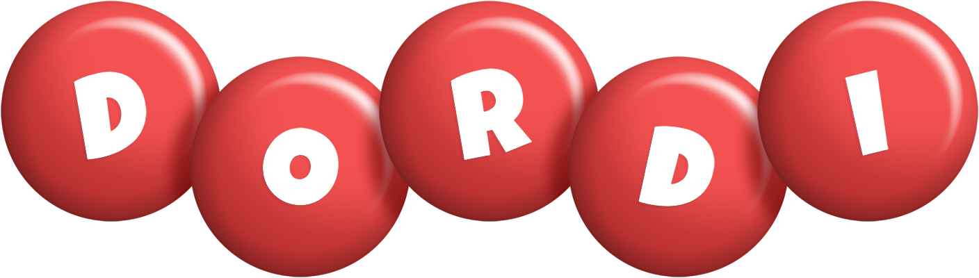 Dordi candy-red logo