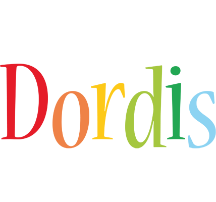 Dordis birthday logo