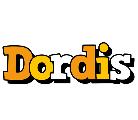 Dordis cartoon logo