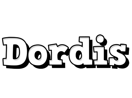 Dordis snowing logo