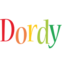 Dordy birthday logo