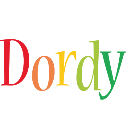 Dordy birthday logo