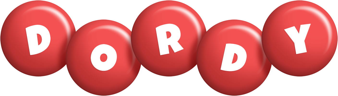 Dordy candy-red logo