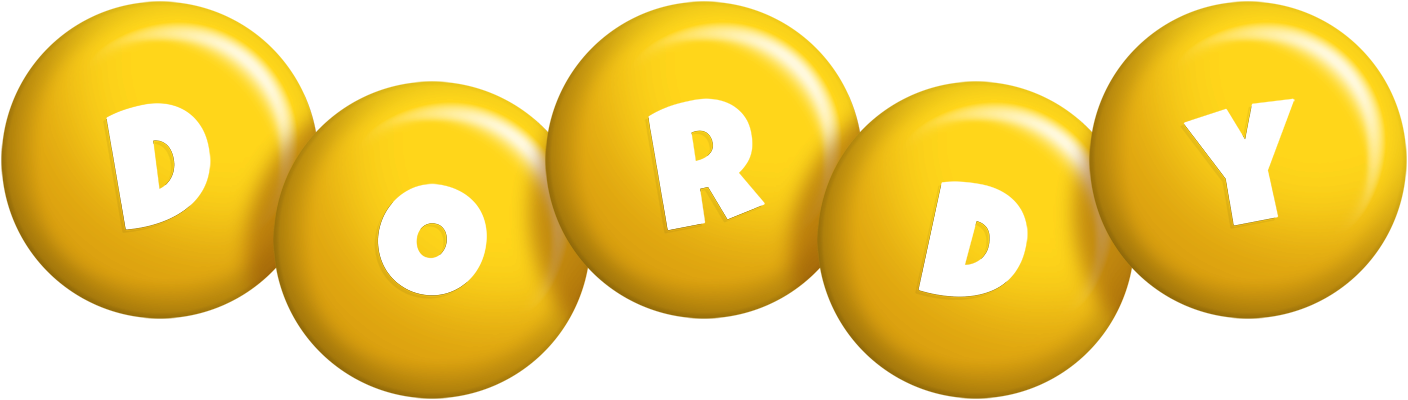 Dordy candy-yellow logo
