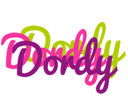 Dordy flowers logo