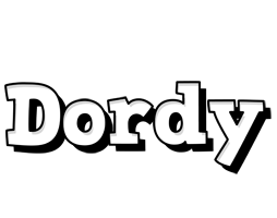 Dordy snowing logo