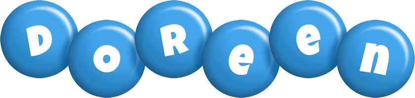 Doreen candy-blue logo