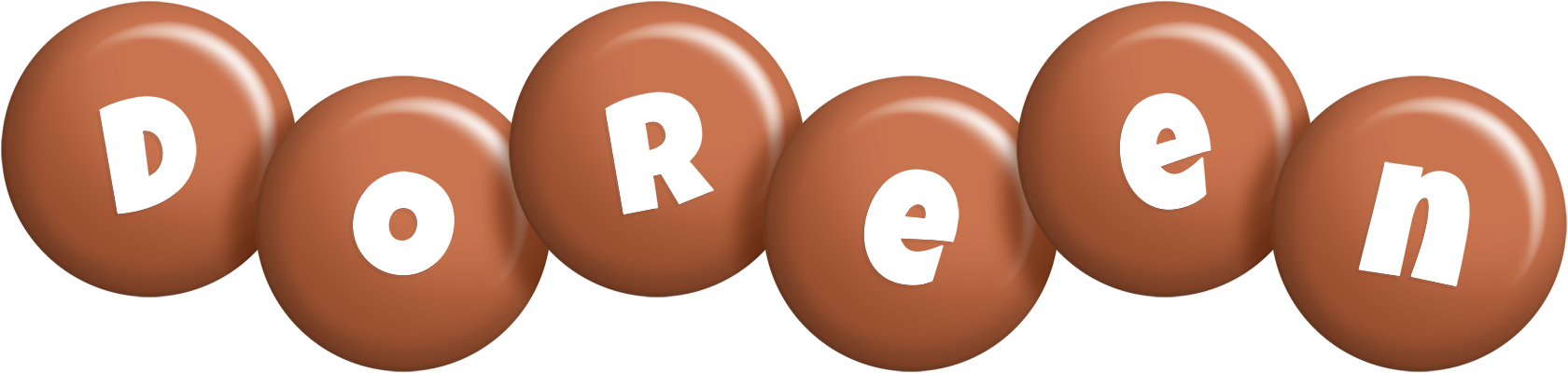 Doreen candy-brown logo