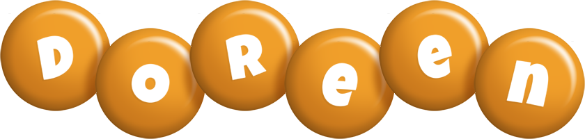 Doreen candy-orange logo