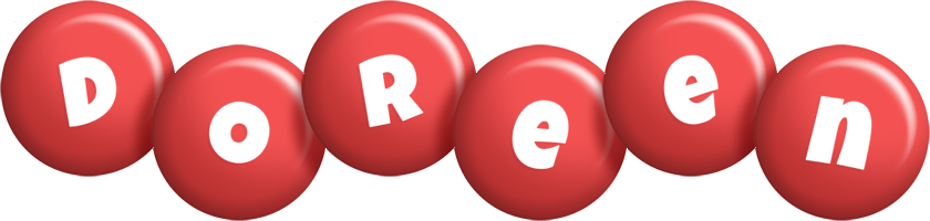 Doreen candy-red logo