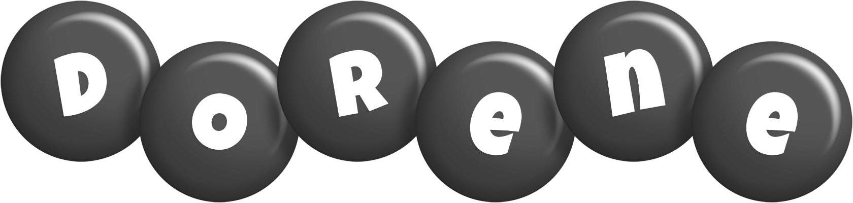 Dorene candy-black logo