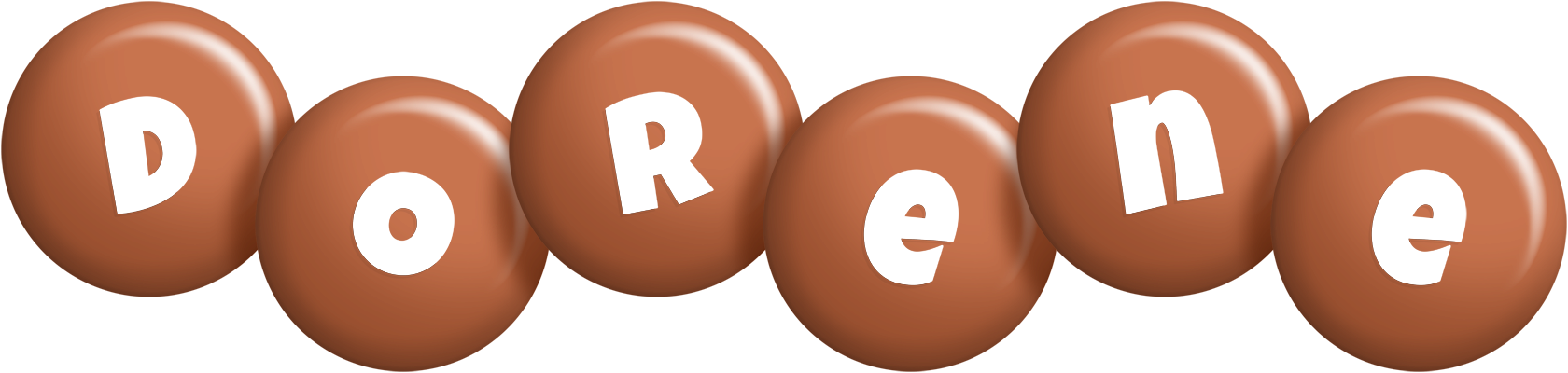 Dorene candy-brown logo