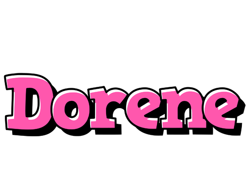 Dorene girlish logo
