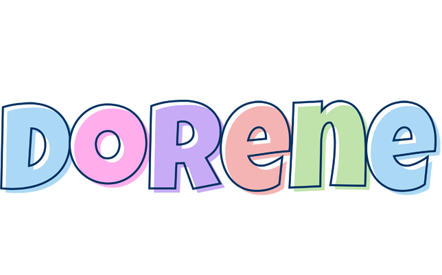 Dorene pastel logo