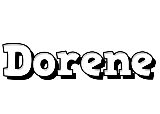 Dorene snowing logo