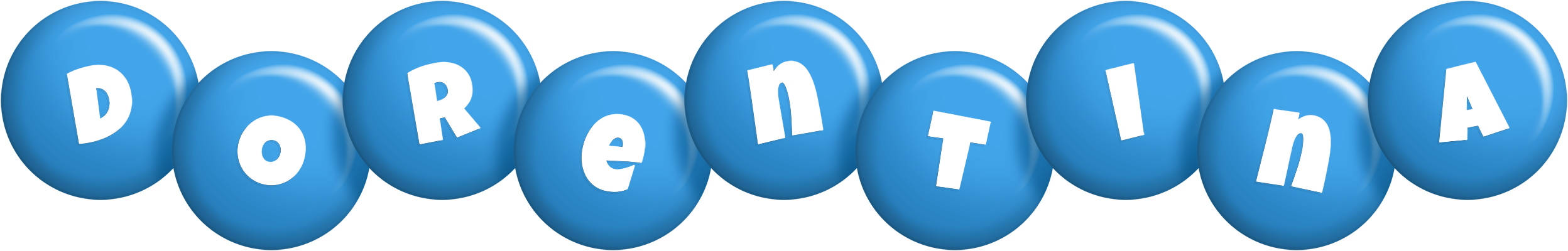 Dorentina candy-blue logo