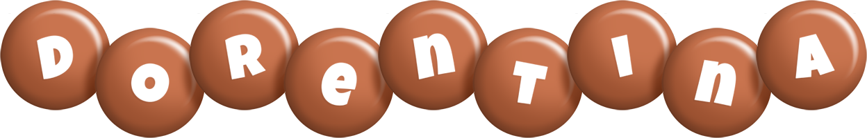 Dorentina candy-brown logo