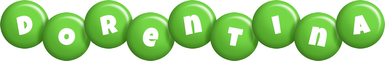 Dorentina candy-green logo