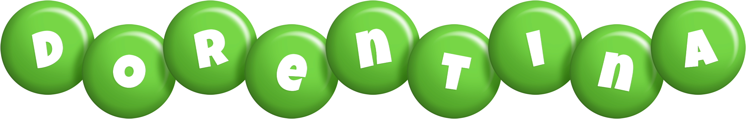 Dorentina candy-green logo