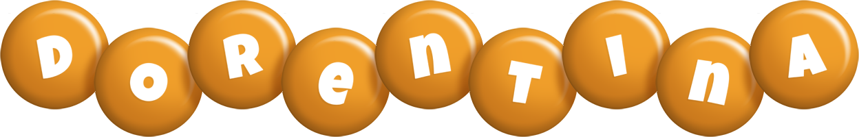 Dorentina candy-orange logo