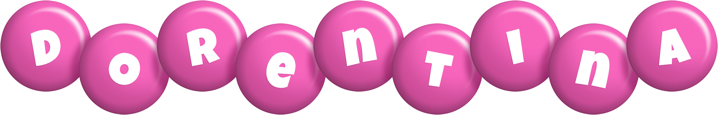 Dorentina candy-pink logo