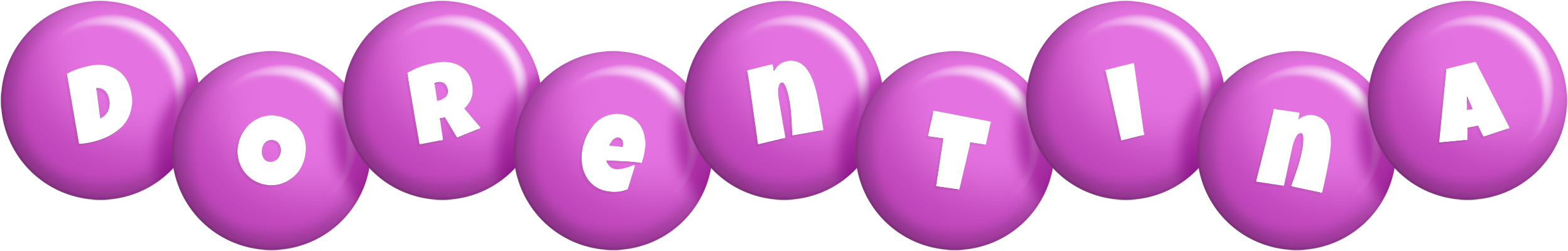 Dorentina candy-purple logo