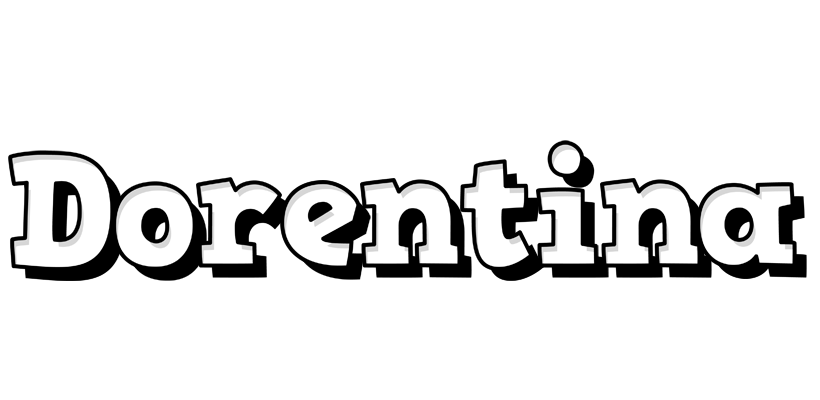 Dorentina snowing logo