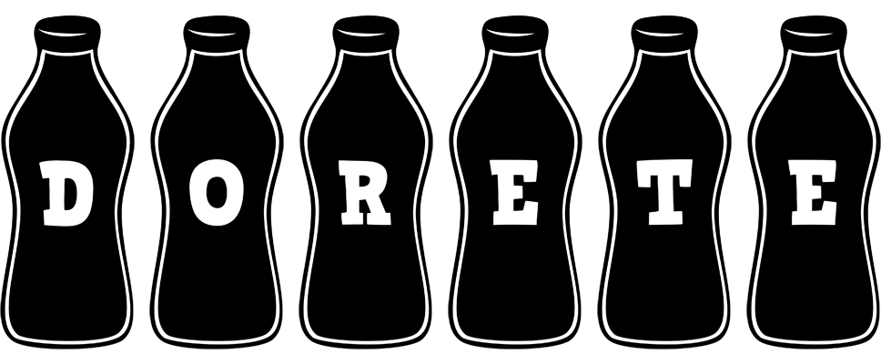 Dorete bottle logo