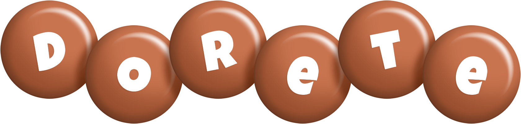 Dorete candy-brown logo
