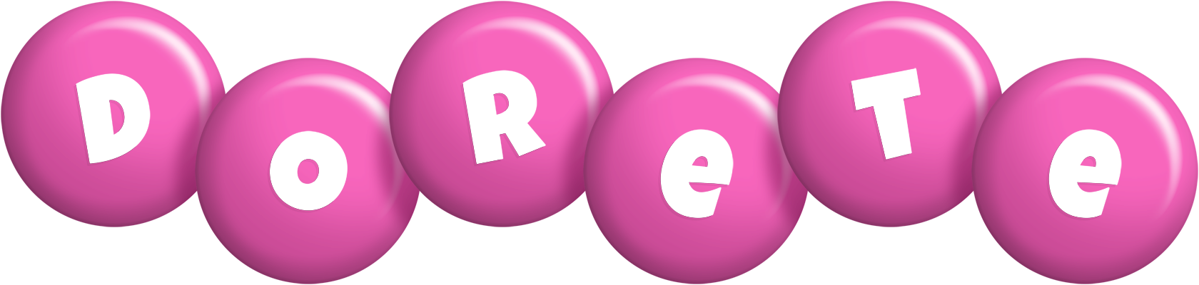 Dorete candy-pink logo