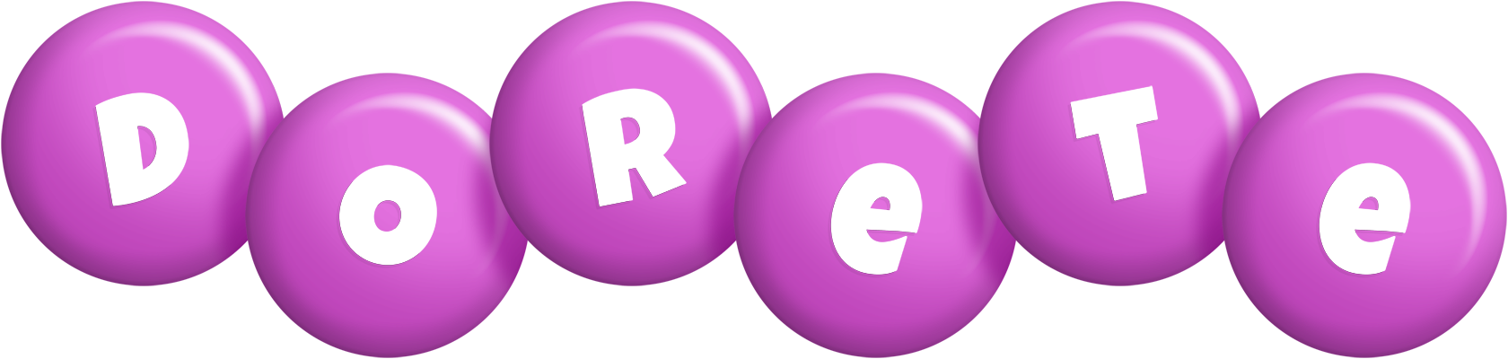 Dorete candy-purple logo