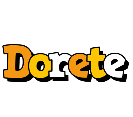 Dorete cartoon logo