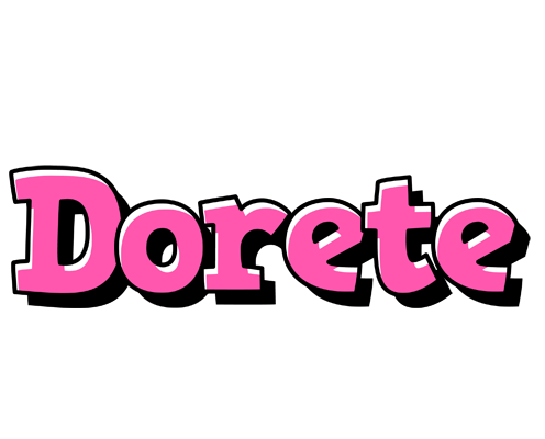 Dorete girlish logo