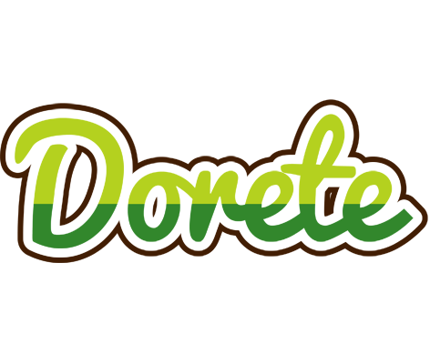 Dorete golfing logo