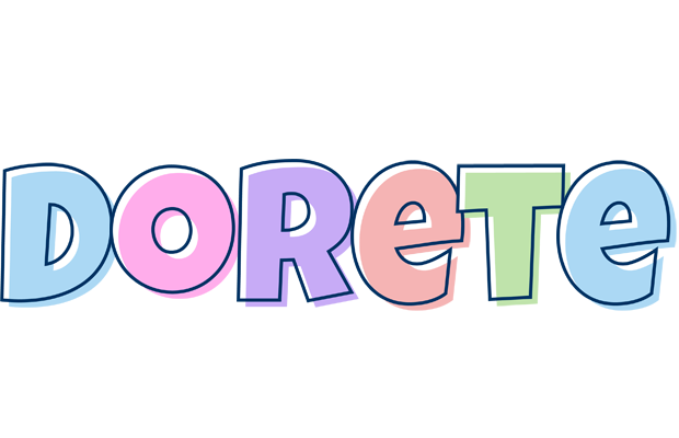 Dorete pastel logo