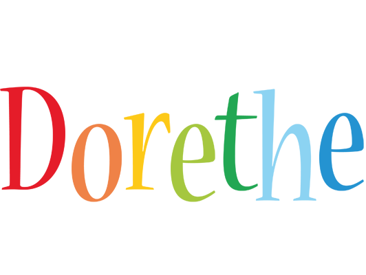 Dorethe birthday logo