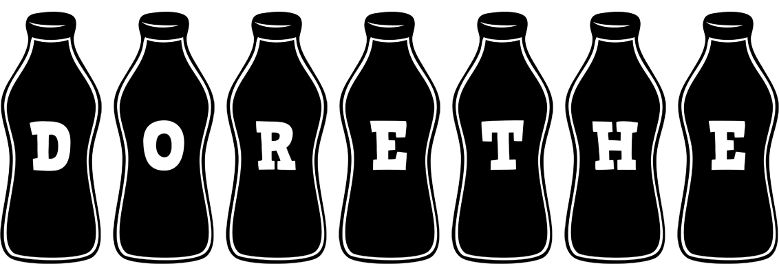 Dorethe bottle logo