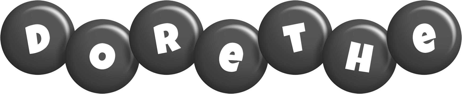 Dorethe candy-black logo